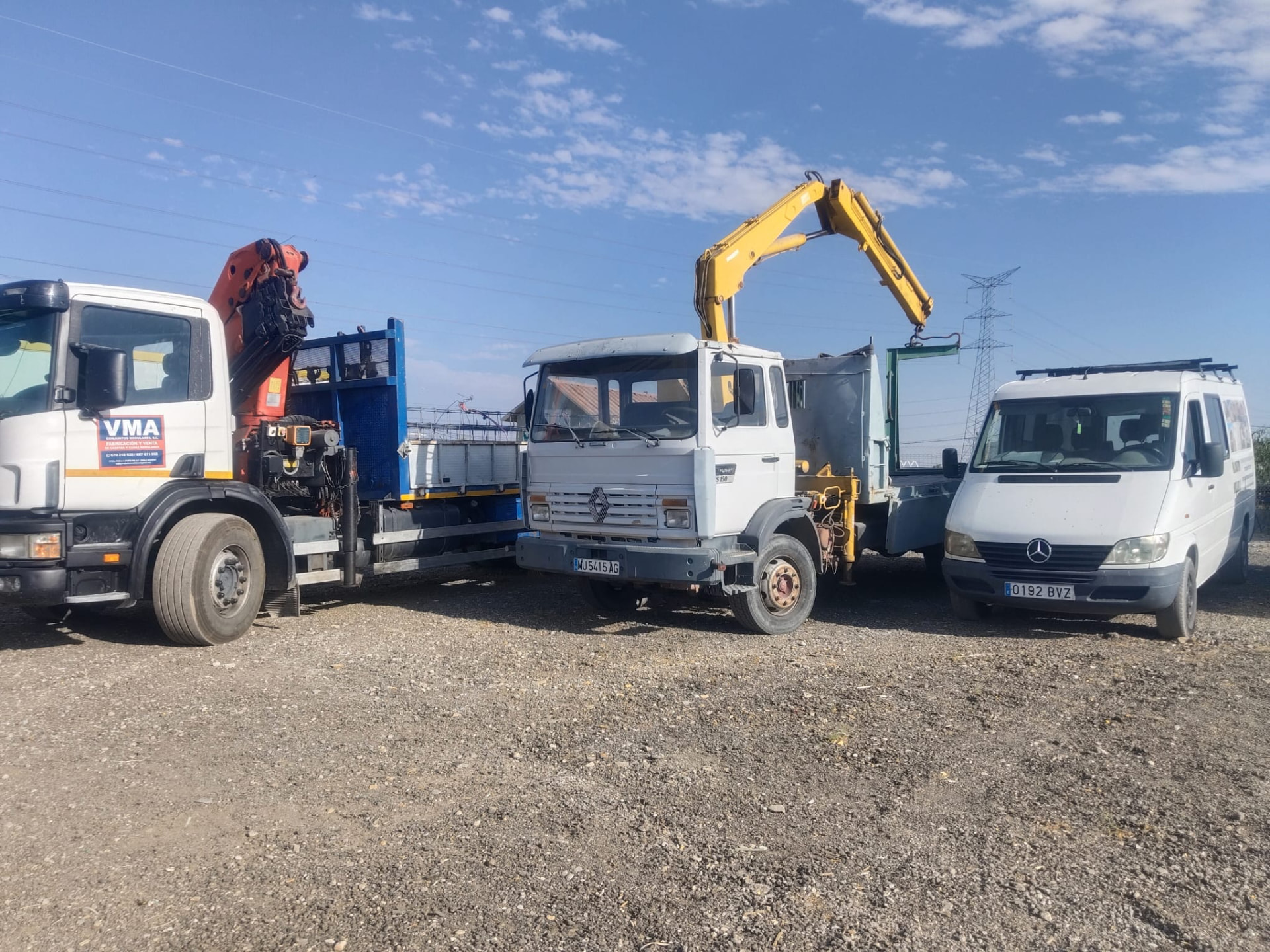 Camión grúa de VMA Conjuntos Modulares para transporte de módulos