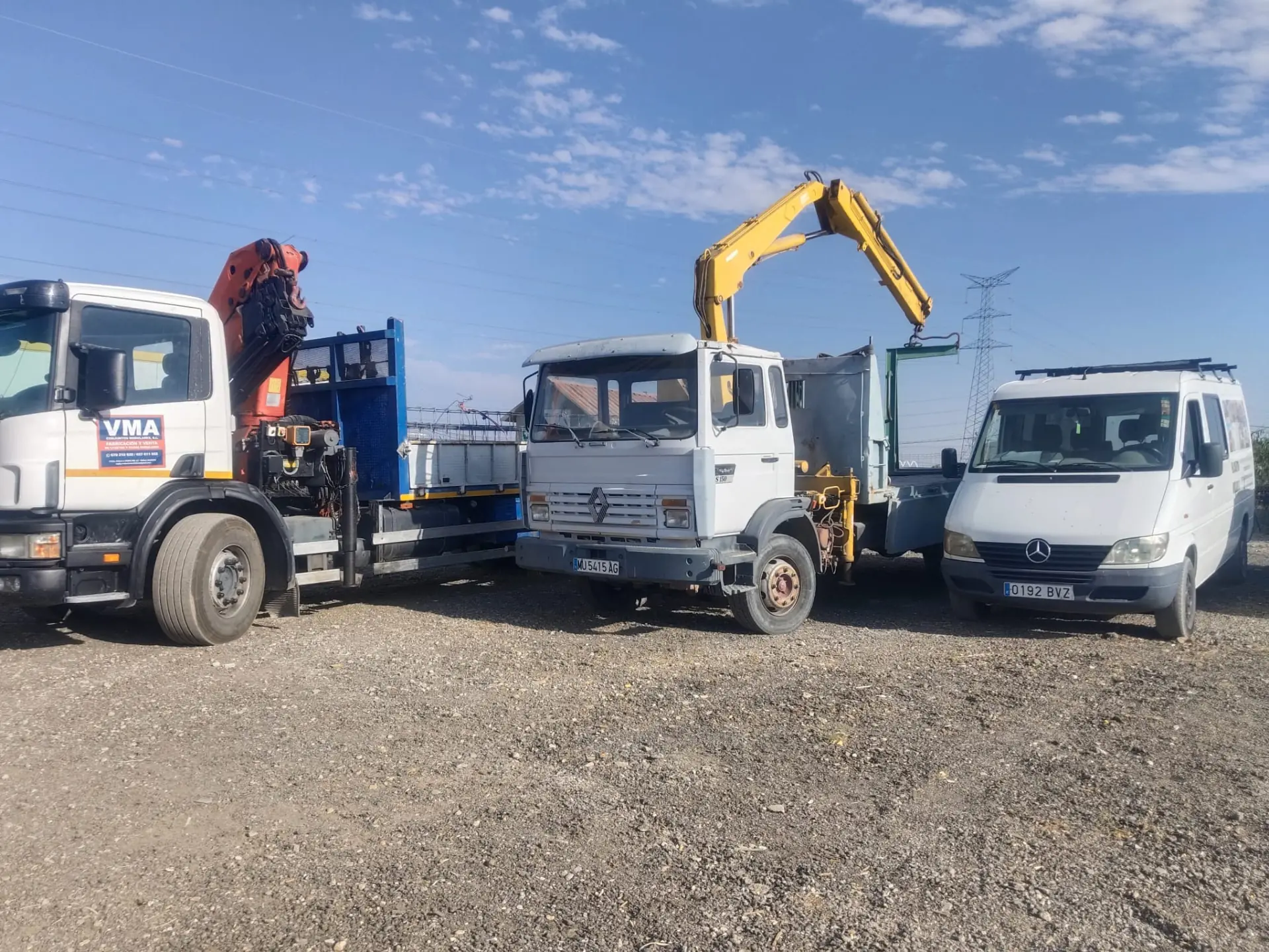 Camión grúa de VMA Conjuntos Modulares para transporte de módulos